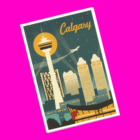 Calgary - Skyline Postcard