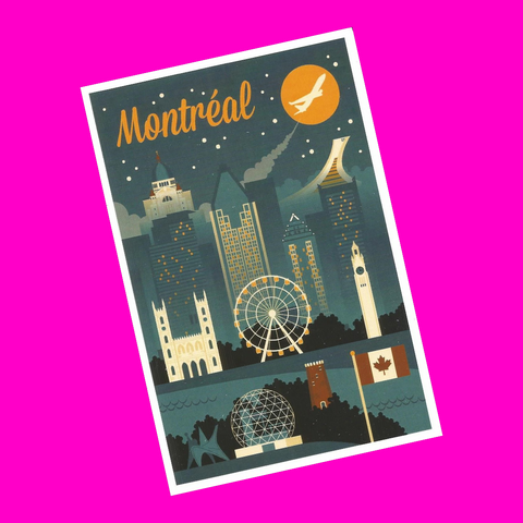 Montreal - Skyline Postcard