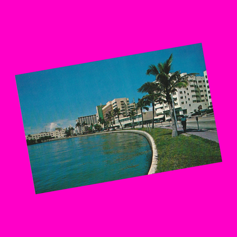 USA - Florida - Miami Beach - Lake Pancoast Postcard