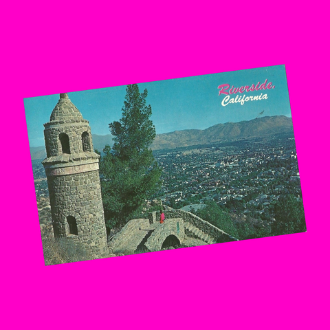 USA - California - Riverside - Mount Rubidoux Postcard