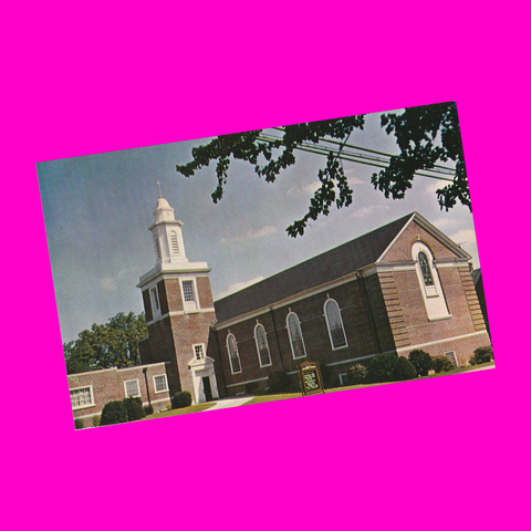 USA - Delaware - Milford - Calvary Methodist Church Postcard