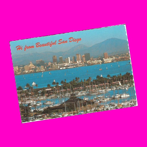 USA - California - San Diego - Bay & Skyline Postcard - More Styles!