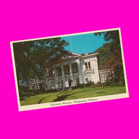 USA - Alabama - Montgomery - Governor's Mansion Postcard