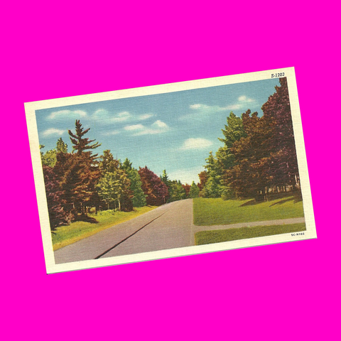 Scenic Roadway Postcard