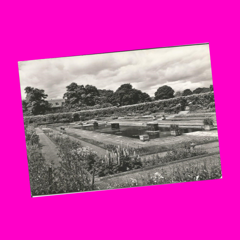 United Kingdom - England - London - Kensington Palace Sunken Garden Postcard