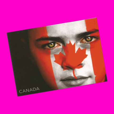 Canada Flag Postcard