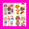 Dolly Dingle - Paper Doll Postcard Set