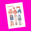 Dolly Dingle - Paper Doll Postcard Set