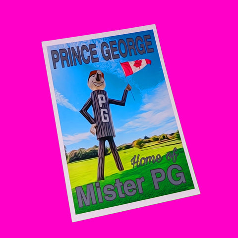 Prince George - Mr. PG Postcard