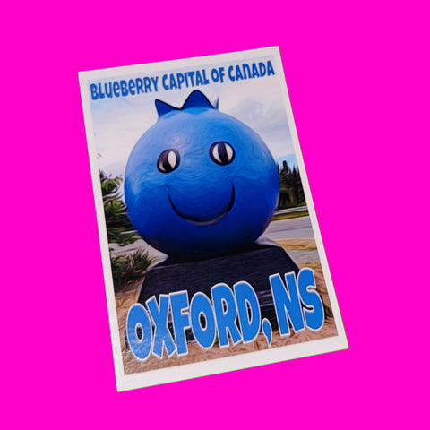 Oxford - Blueberry Postcard