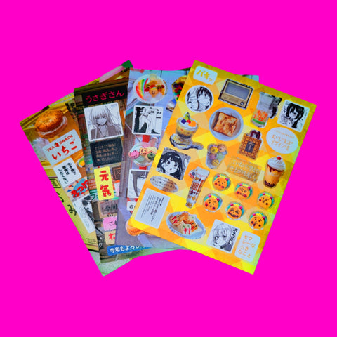 Blindbox Kawaii Japan Sticker Sheet