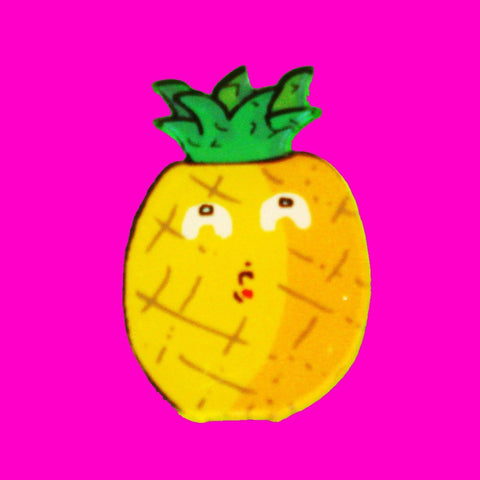 Crabby Pineapple Pin