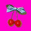 Twin Cherries Hair Clip