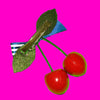 Twin Cherries Hair Clip