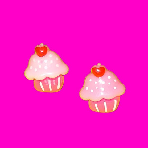 Cupcake Earrings - More Colours!