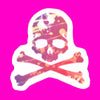 Skull & Crossbones Sticker - More Colours!