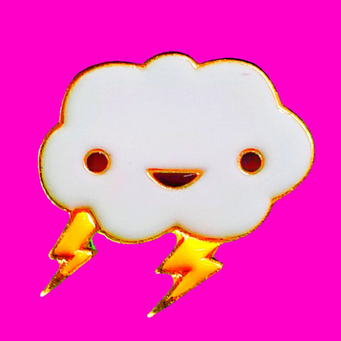 Happy Cloud Pin