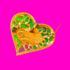 Enamel Detail Heart Pin