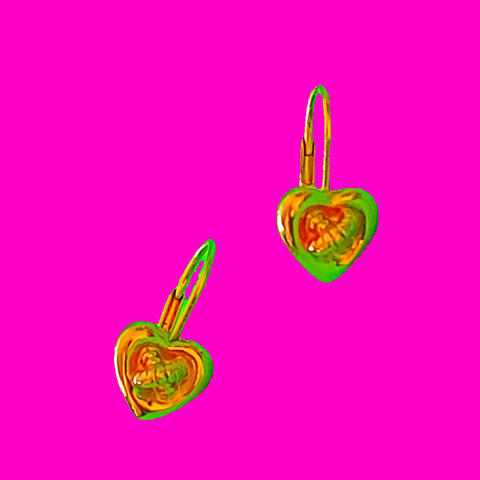 Heart Drop Earrings