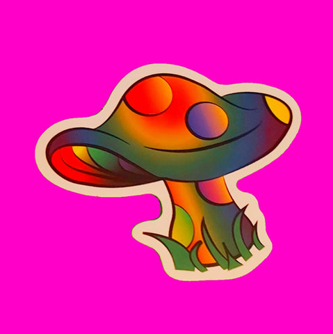 Psychedelic Shroom Sticker - More Styles!