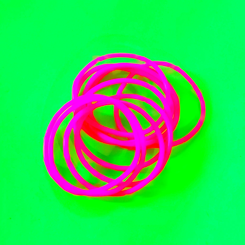 Repop 80s - Jelly Bracelets - More Colours! - Pink Skull