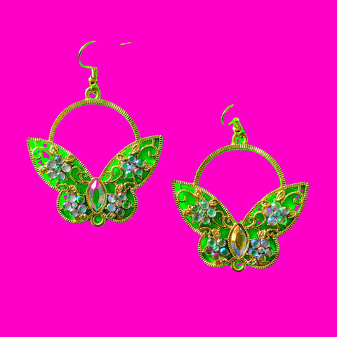 Butterfly Bling Earrings