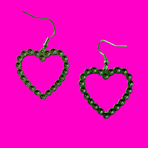 Heart Hoop Earrings